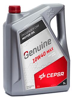 CEPSA GENUINE 10W40 MAX