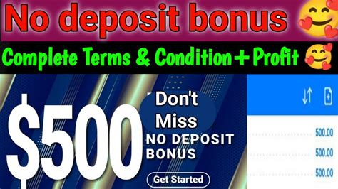 500 Forex No Deposit Bonus 2023 New Terms And Conditions For