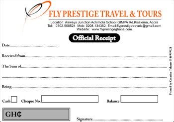 RECEIPT INVOICE WAYBILL PRINTING IN GHANA By CREATIVE TALENTS Made