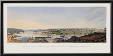 Port Jackson Australia 1826 | Vintage City Maps