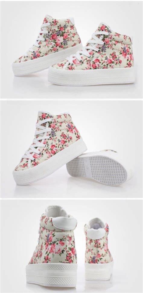 Canvas Floral Women Sneaker Shoes Shoes Womens Fashion Sneakers