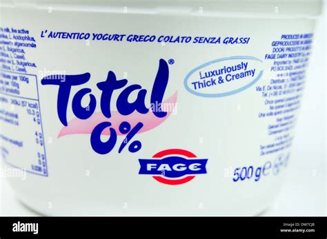 Total Greek Yogurt Pot Stock Photo Alamy