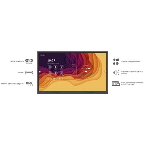 Panel Interactivo Newline LYRA PRO TT 6523QCA 4K De 65 EDLA La