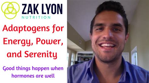 ♂ ♀ Adaptogens For Energy Sex And Serenity Zak Lyon Nutrition Youtube