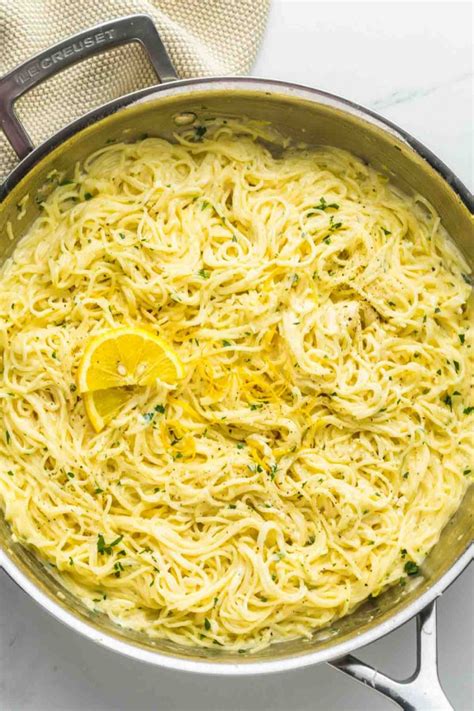 Easy Creamy Lemon Pasta Ready In 15 Minutes Little Sunny Kitchen