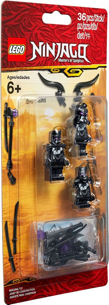 LEGO NINJAGO 853866 Accessory Set 2019 features Oni demon minifigures