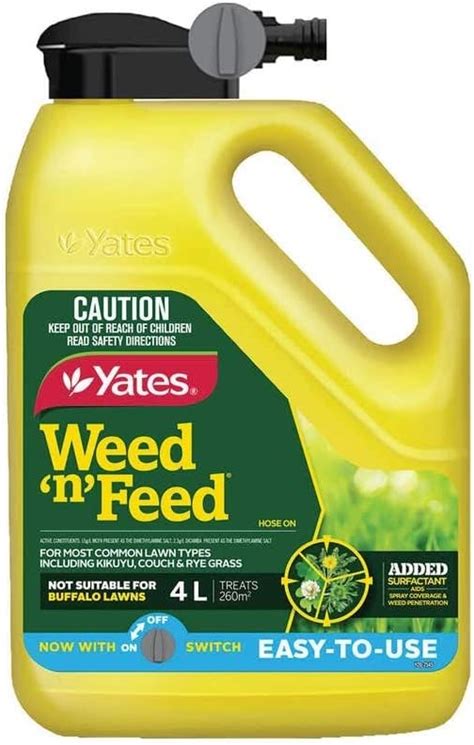 Yates Weed N Feed Hose On Weed Killer 4 Litre Au Garden