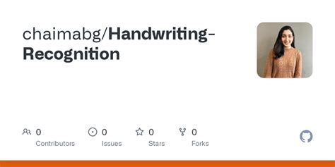 GitHub - chaimabg/Handwriting-Recognition