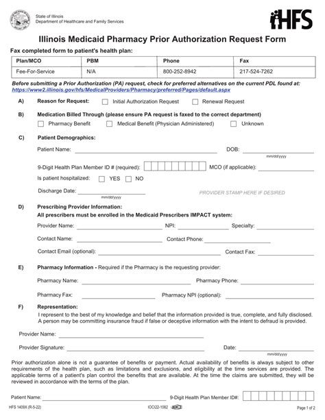 Form Hfs1409x Fill Out Sign Online And Download Fillable Pdf Illinois Templateroller