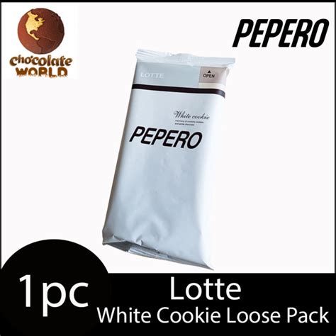 Lotte Pepero White Cookie Loose Pack 32g Made In Korea Lazada