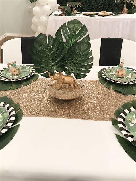 Safari Baby Shower Centerpieces Ideas