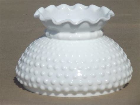 Hobnail Milk Glass Shade For Student Lamp Vintage Replacement Shade