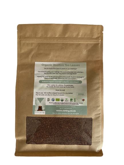 Organic Rooibos Tea 500g Strong Health Shop