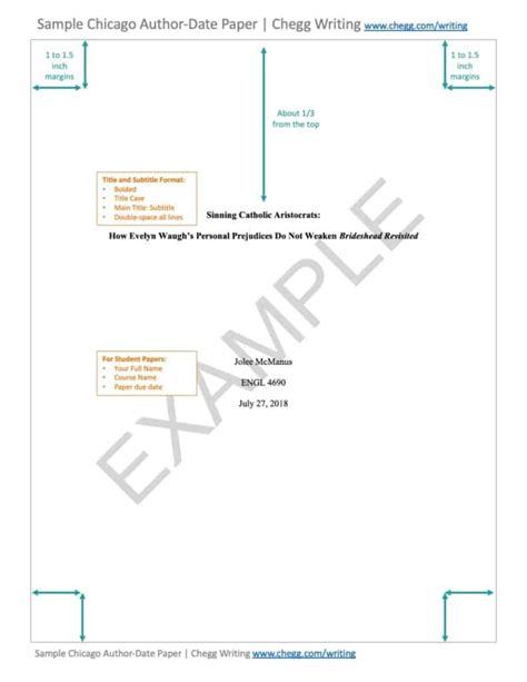 Chicago Style Sample Paper | Chegg Writing