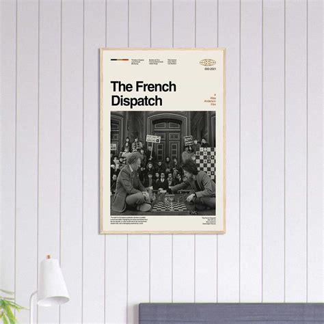 The French Dispatch Poster The French Dispatch Movie Retro Movie Poster Citiesbox