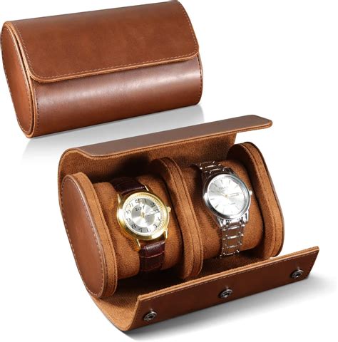 Amazon Roselle Watch Roll Travel Case For Men And Women Watch