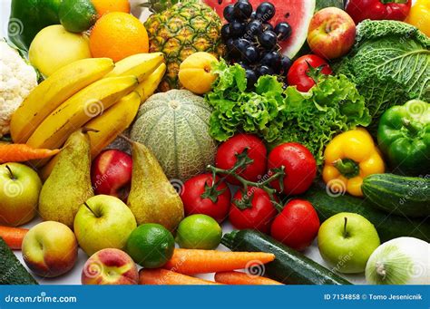 Fruta E Verdura Foto De Stock Imagem De Vegetariano Salada