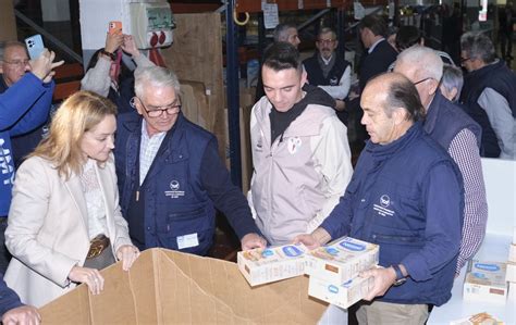 Iago Aspas Y Mari N Mouri O Conociendo El Bco De Alimentos