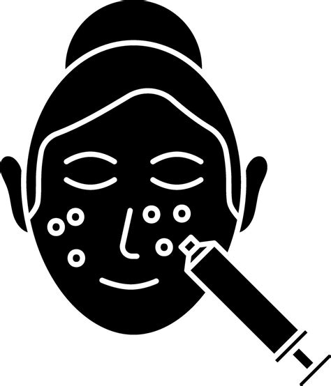 Face Pimple Treatment Icon In Glyph Style 25075440 Vector Art At Vecteezy