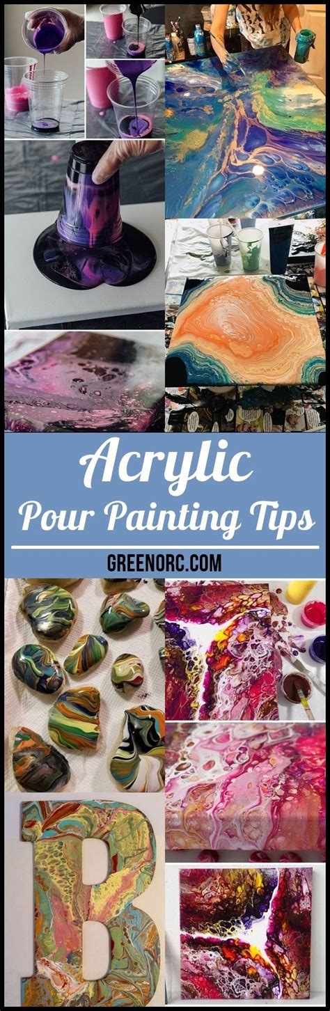 An Image Of Acrylic Pour Painting Tips