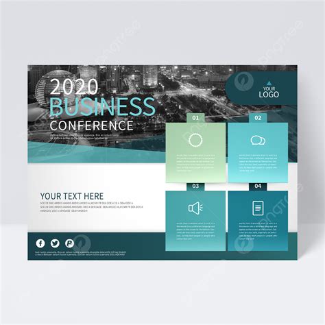 Blue Icon Business Flyer Template Template Download On Pngtree