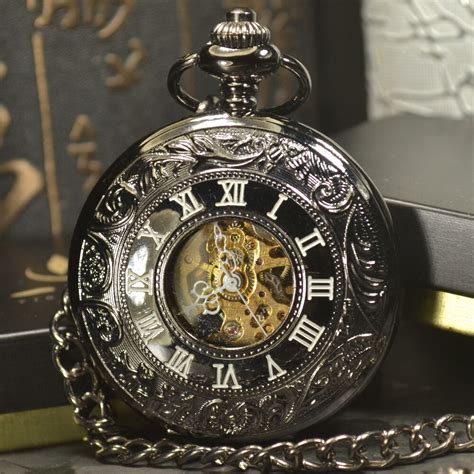 Tiedan Skeleton Steampunk Penuh Hunter Bronze Retro Kalung Rantai