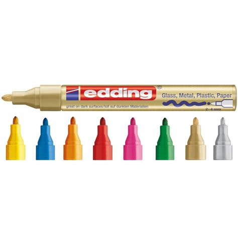 Rotulador Edding Modelo Edding Oro Punta Redonda Mm