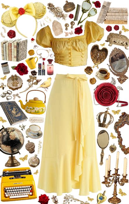 A Modern Day Belle Outfit Shoplook Belle Outfit Belle Inspired Outfits Disney Princess