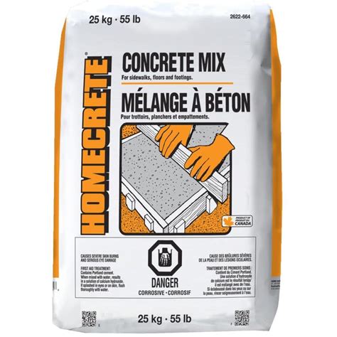 Homecrete 25kg Concrete Mix Home Hardware