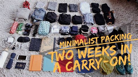 Two Weeks In A Carry On Pack Like A Minimalist Youtube