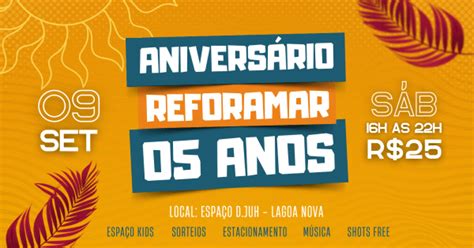 05 Anos ReforAMAR Em Natal Sympla