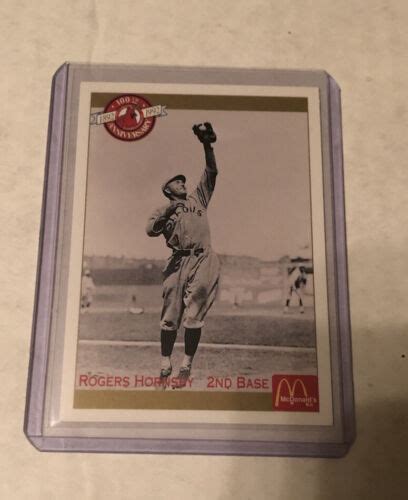 1992 Pacific McDonald S St Louis Cardinals 100th Anniversary 4