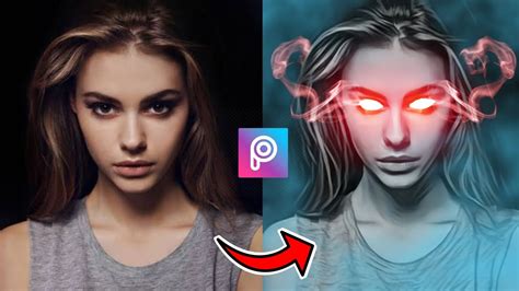 Glowing Eye Smoke Effect Picsart Transparent Fire face editing picsart ...