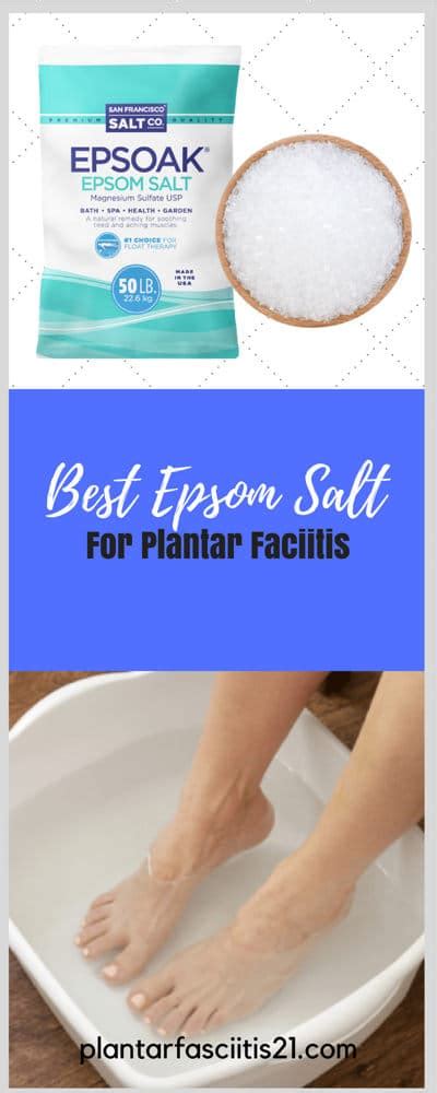 Epsom Salts For Plantar Fasciitis How To Make Epsom Salt Baths Easy