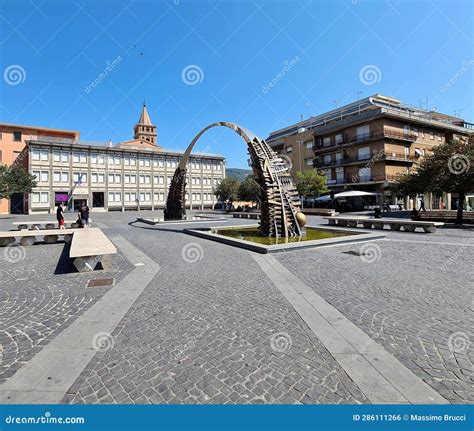 Los Palacios De Tivoli Italy Y La Vida Diaria En El Pueblo Foto