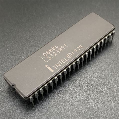 Intel Ld8086 Cpu Cdip40 5mhz 8086 Processor X86 Microprocessor Extended