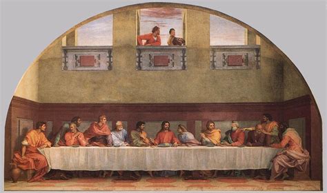 The Last Supper Detail Andrea Del Sarto Haute Renaissance