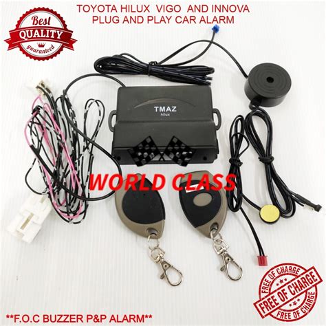 Toyota Hilux Vigo Innova Plug And Play Car Alarm