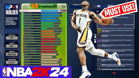 NBA 2K24 Zion Zanos Williamson BUILD Most Accurate Replica Build