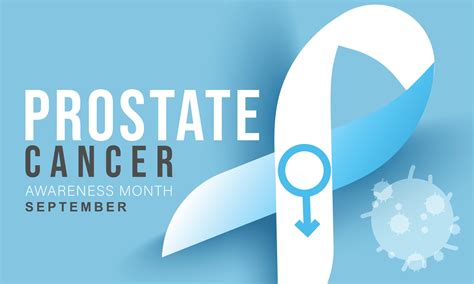 Prostate Cancer Awareness Month Background Banner Card Poster