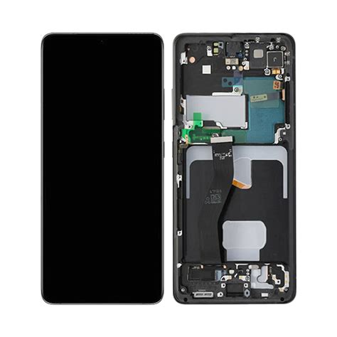 Lcd Screen Samsung S Ultra With Frame Service Pack G Black