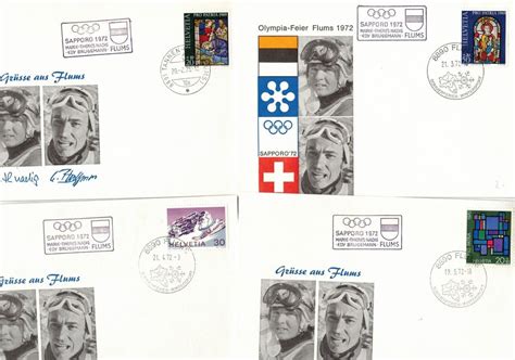 Olympia Olympiade FLUMS TANNENBODENALP SAPPORO 1972 NADIG Kaufen Auf