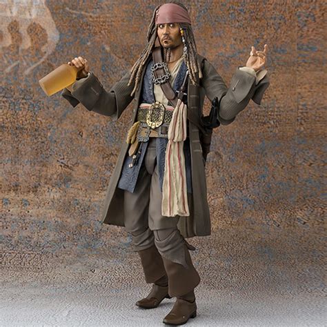 Shf Piratas Do Caribe Capit O Jack Sparrow Figura De A O Modelo Boneca