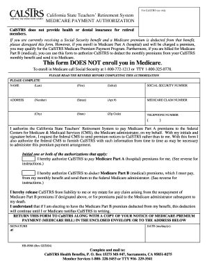 Fillable Online Laccd Calstrs Medicare Packet Laccd Fax Email Print