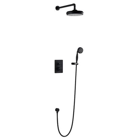 Flg Double Handle Spray Shower Faucet Gpm With Ceramic Disc