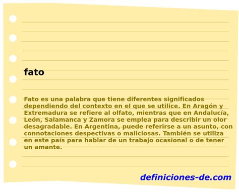 significado de fato