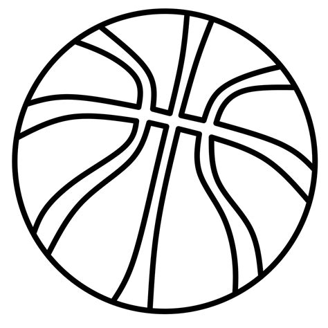 basketball vector drawing for coloring book 17684481 Vector Art at Vecteezy