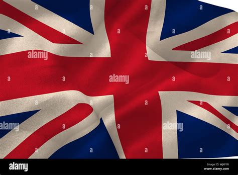 Union jack flag waving Stock Photo - Alamy