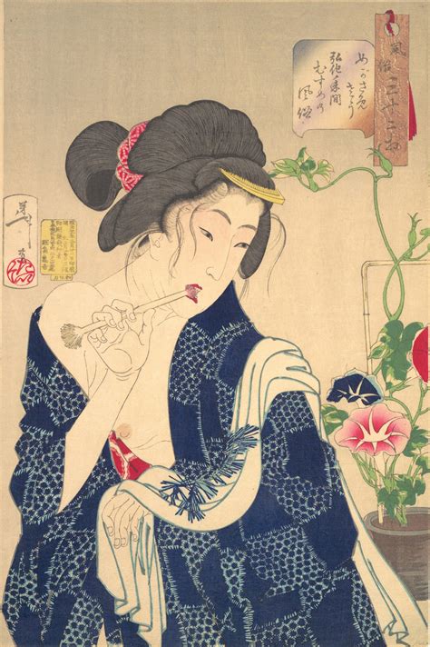 Ukiyo-e Prints Ukiyo E Beatutiful Women Series by Tsukioka Yoshitoshi ...