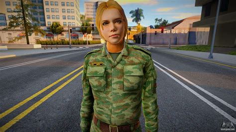 Military Girl For Gta San Andreas